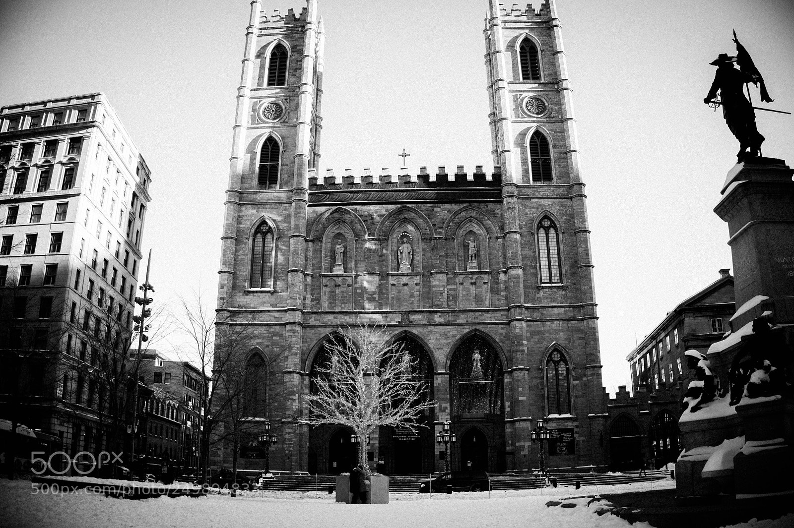 Sony Alpha a3500 sample photo. Winter in montreal photography