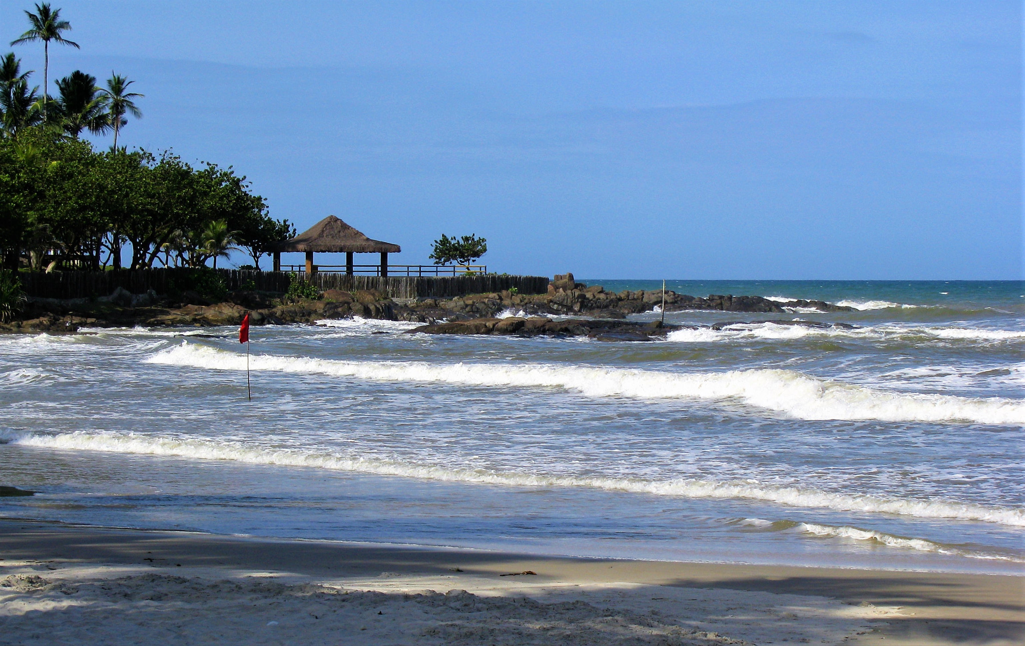 Canon POWERSHOT SX100 IS sample photo. Beautiful beach in ilheus photography