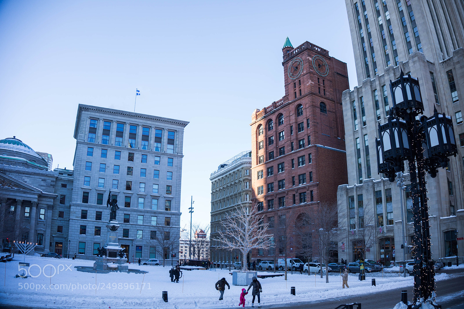Sony Alpha a3500 sample photo. Winter in montreal photography