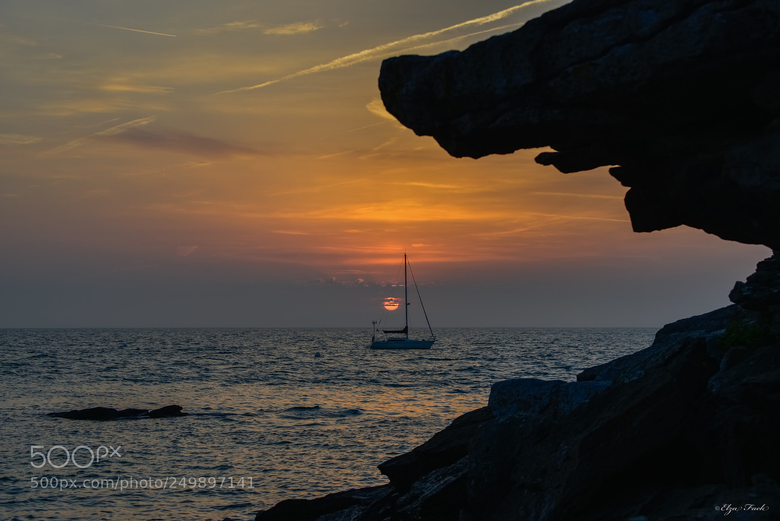 Nikon D800 sample photo. Soleil au rocher photography
