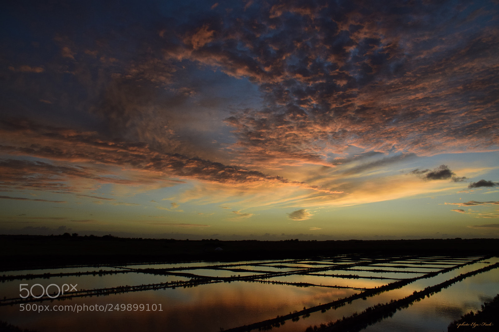 Nikon D5300 sample photo. Coucher sur le marais photography