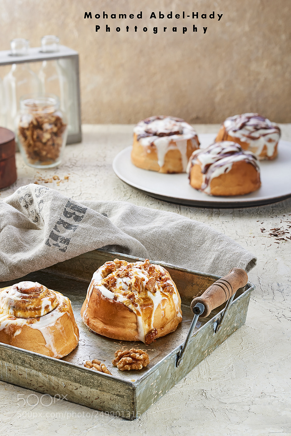 Nikon D810 sample photo. Cinnamon rolls photography