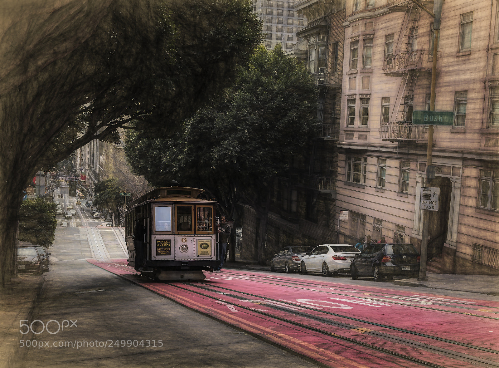 Fujifilm X-T2 sample photo. San francisco cable car photography
