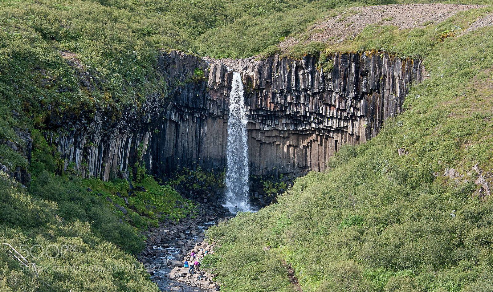 Nikon D3 sample photo. Svartifoss, iceland photography