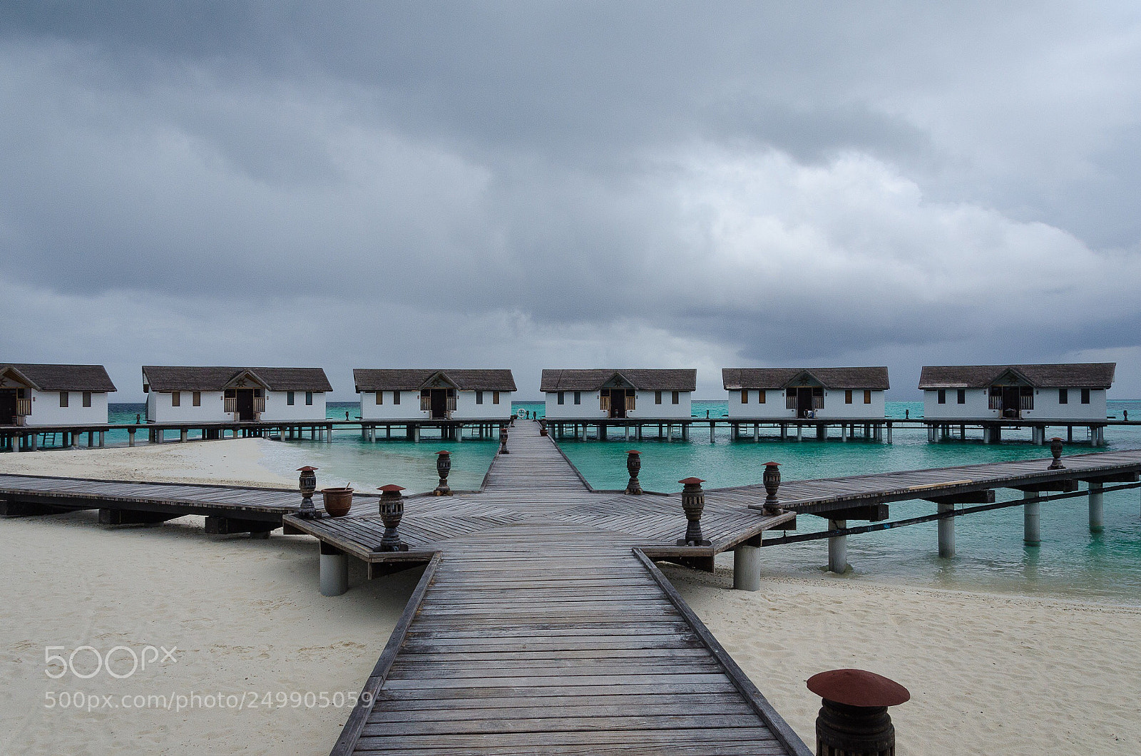 Nikon D7000 sample photo. Water bungalows  photography