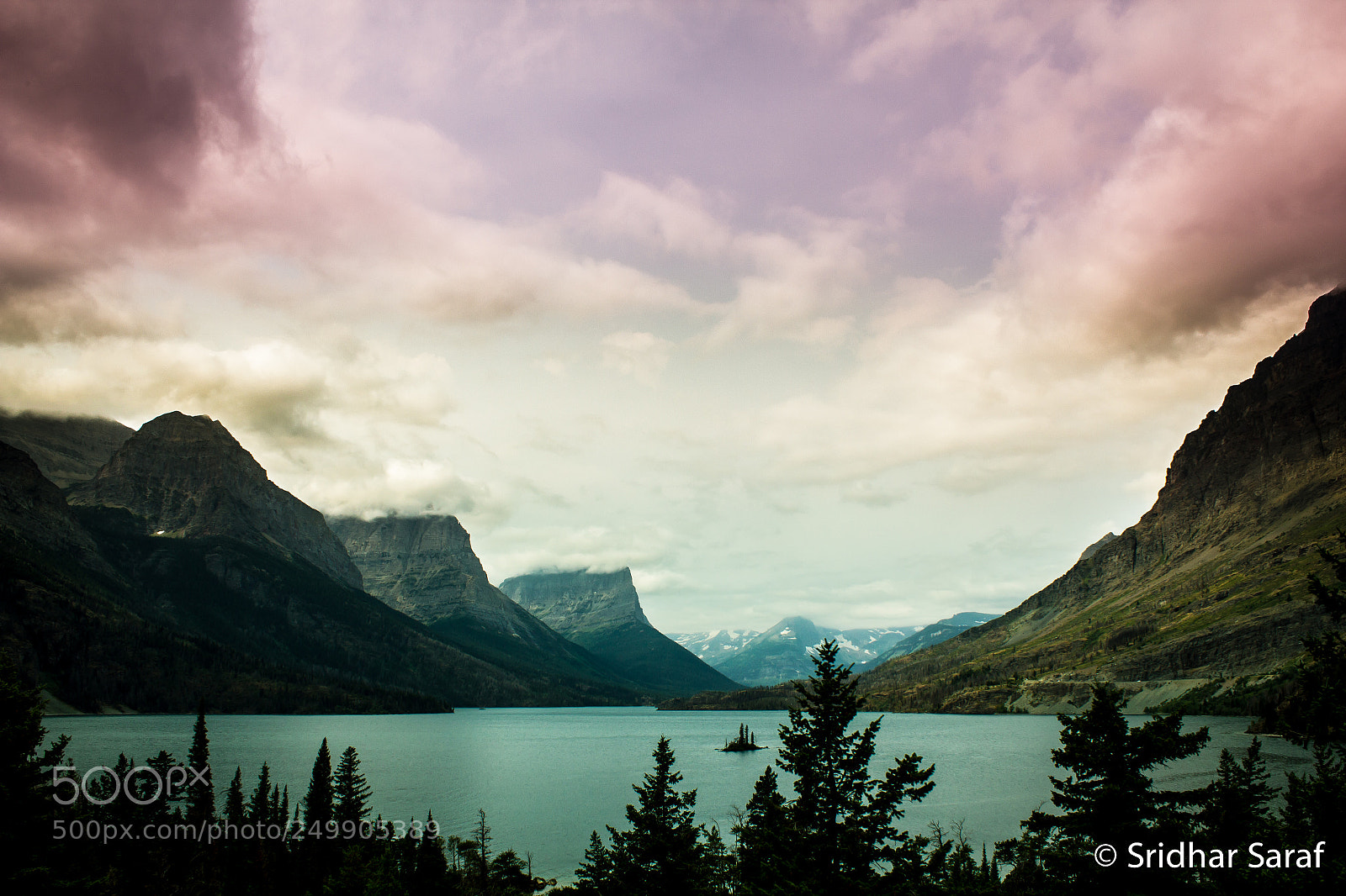 Canon EOS 550D (EOS Rebel T2i / EOS Kiss X4) sample photo. Saint mary lake glacier photography