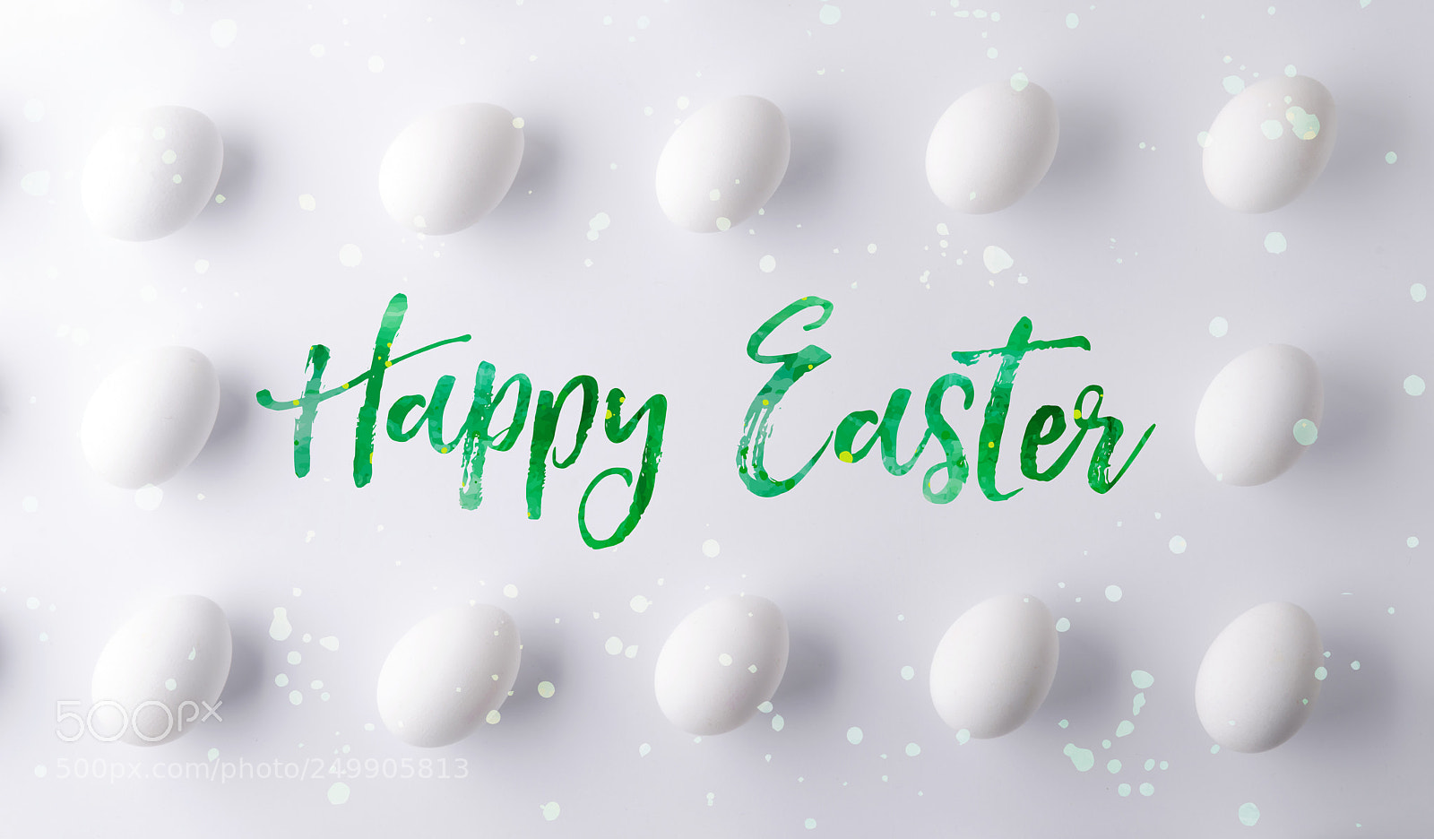Nikon D800 sample photo. Happy easter flat lay photography