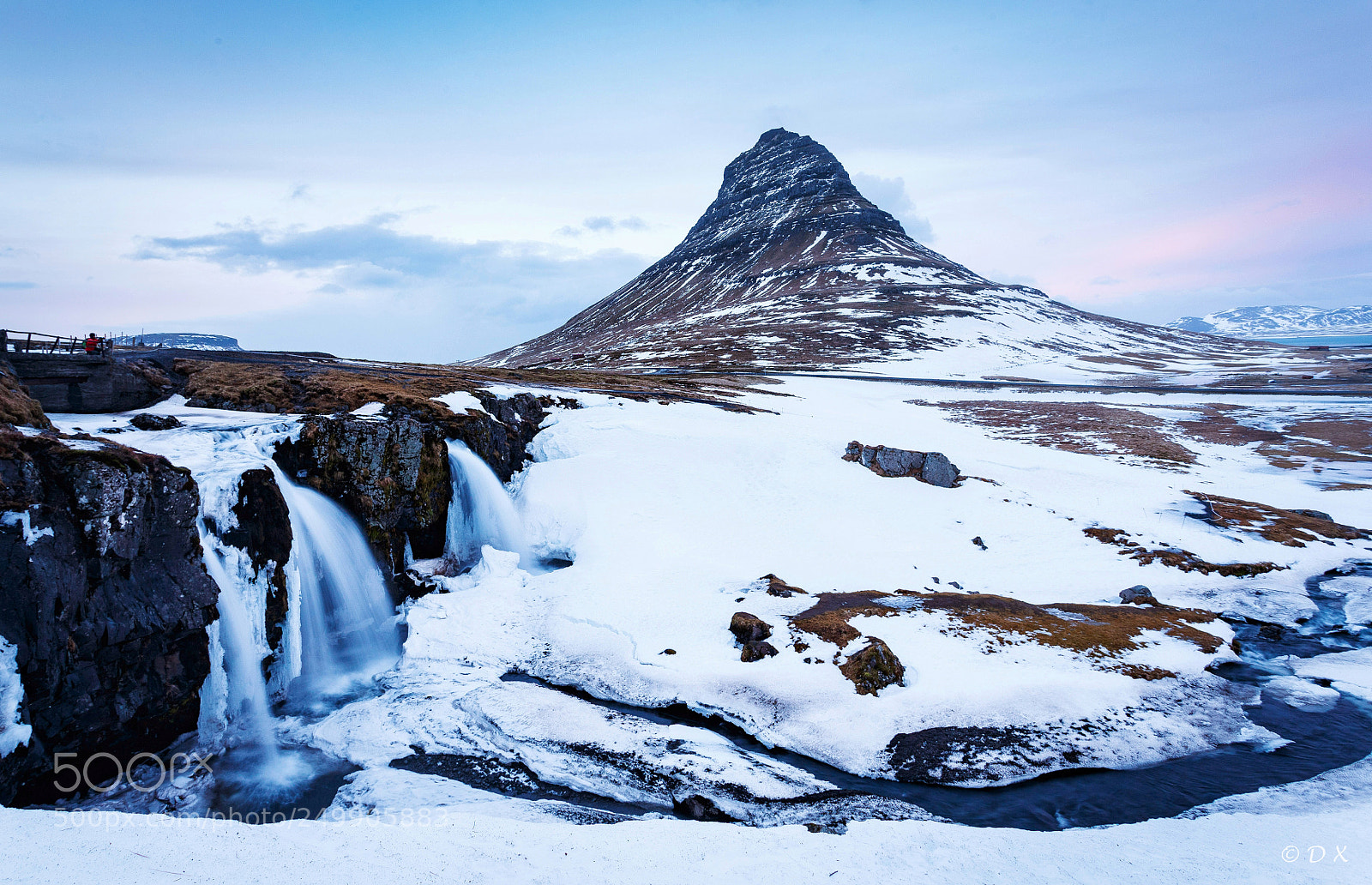 Canon EOS 6D sample photo. Kirkjufell mountain in winter photography