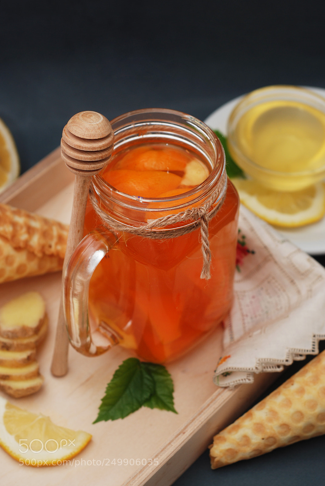 Nikon D80 sample photo. Ginger or fruit citrus photography