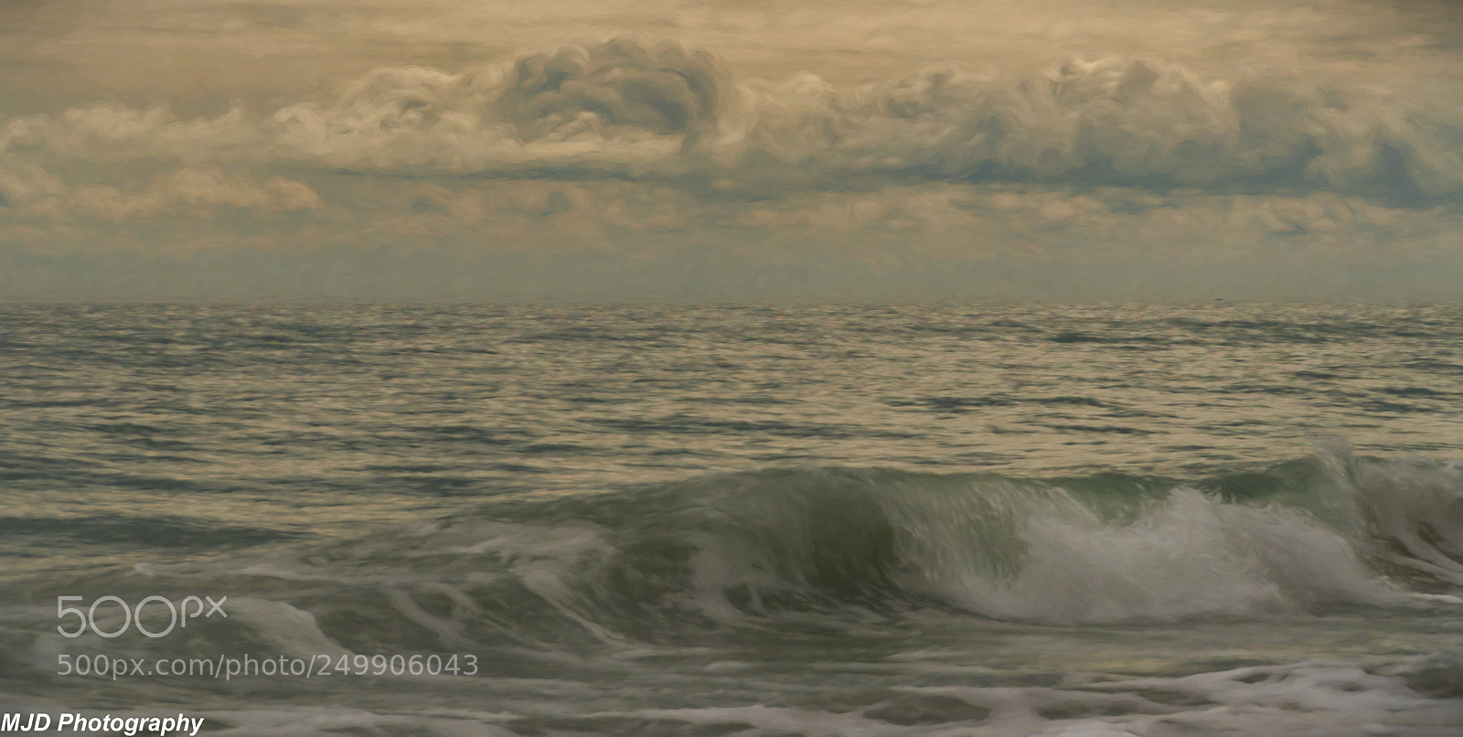 Sony a6300 sample photo. Waves and clouds photography
