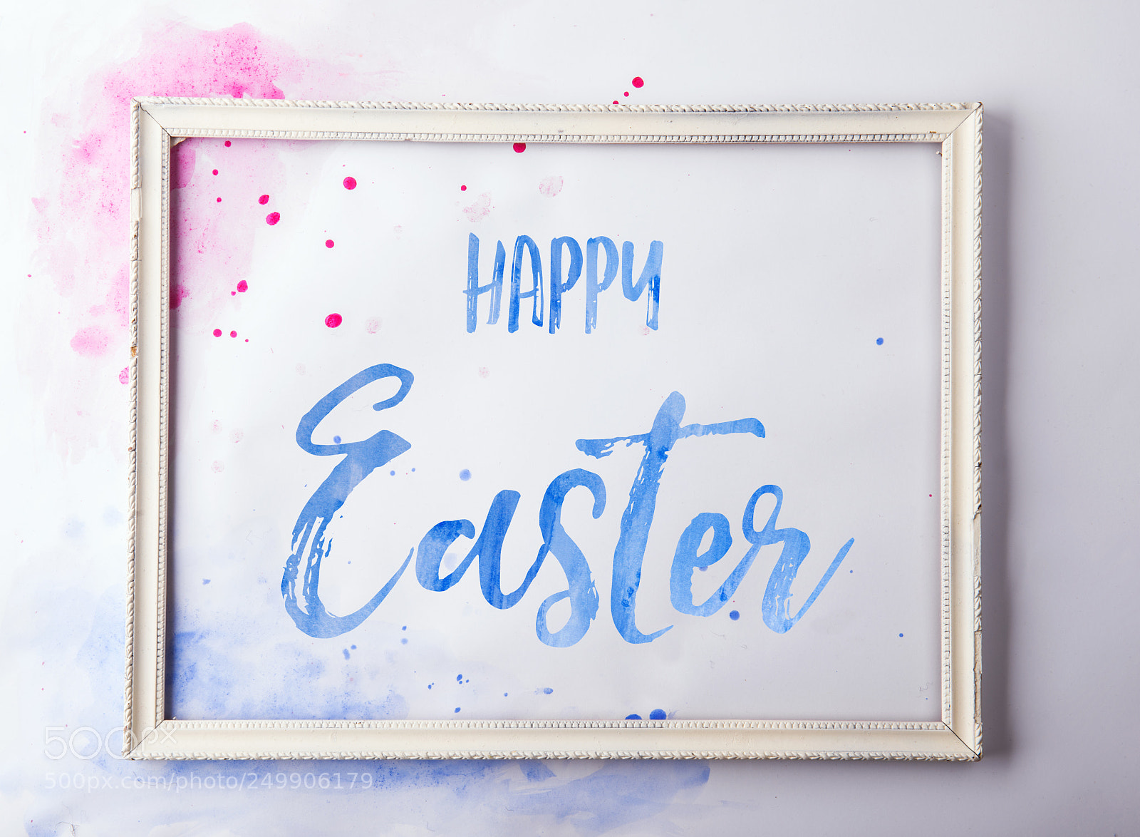 Nikon D800 sample photo. Happy easter flat lay photography