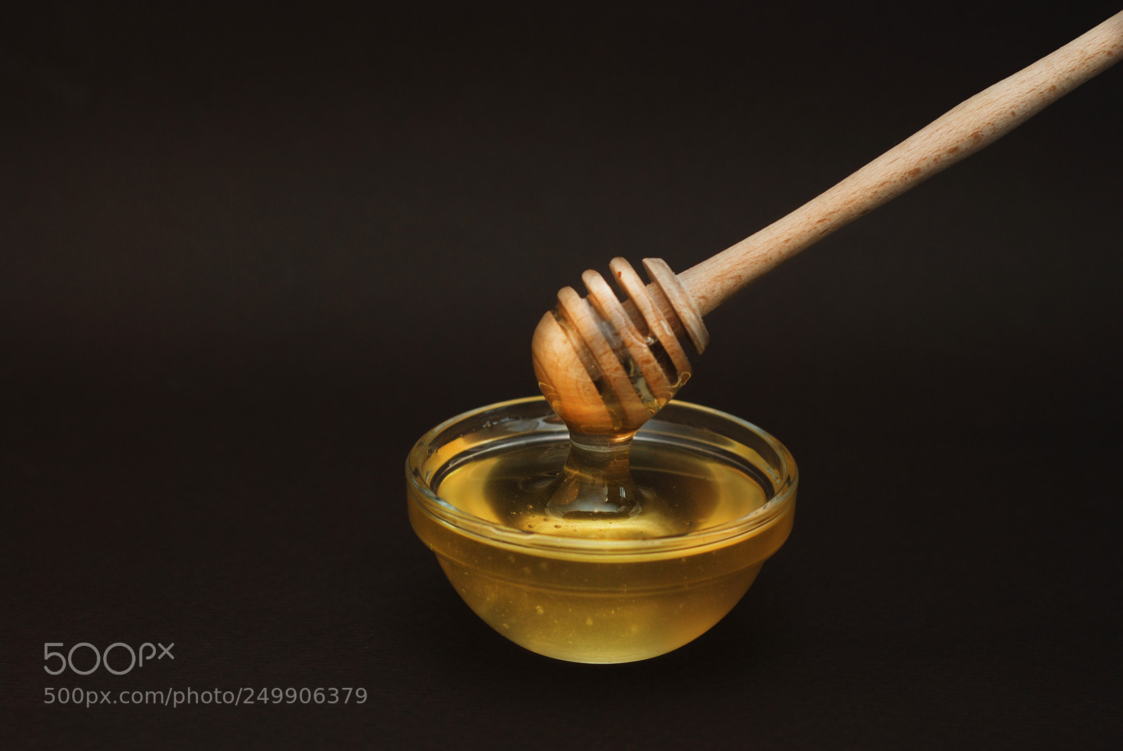 Nikon D80 sample photo. Honey in glass bowl photography