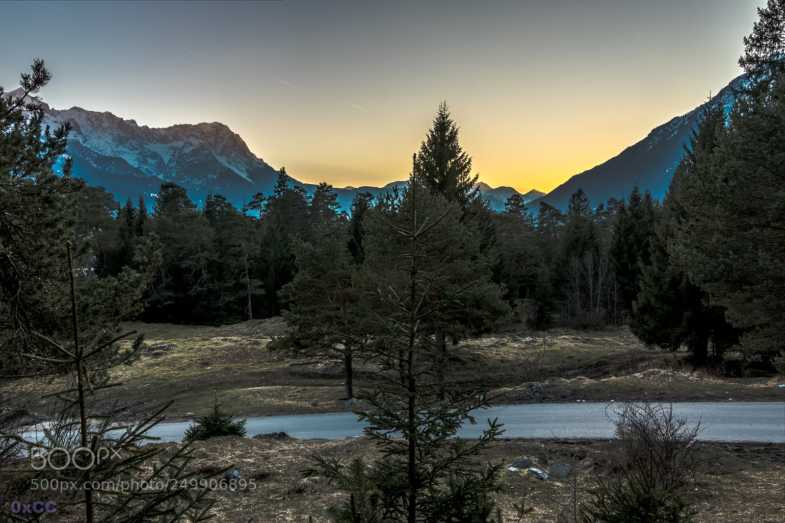 Canon EOS 7D Mark II sample photo. Sunset garmisch-partenkirchen photography