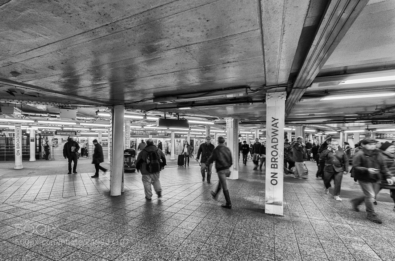 Pentax K-5 sample photo. Underground traffic photography