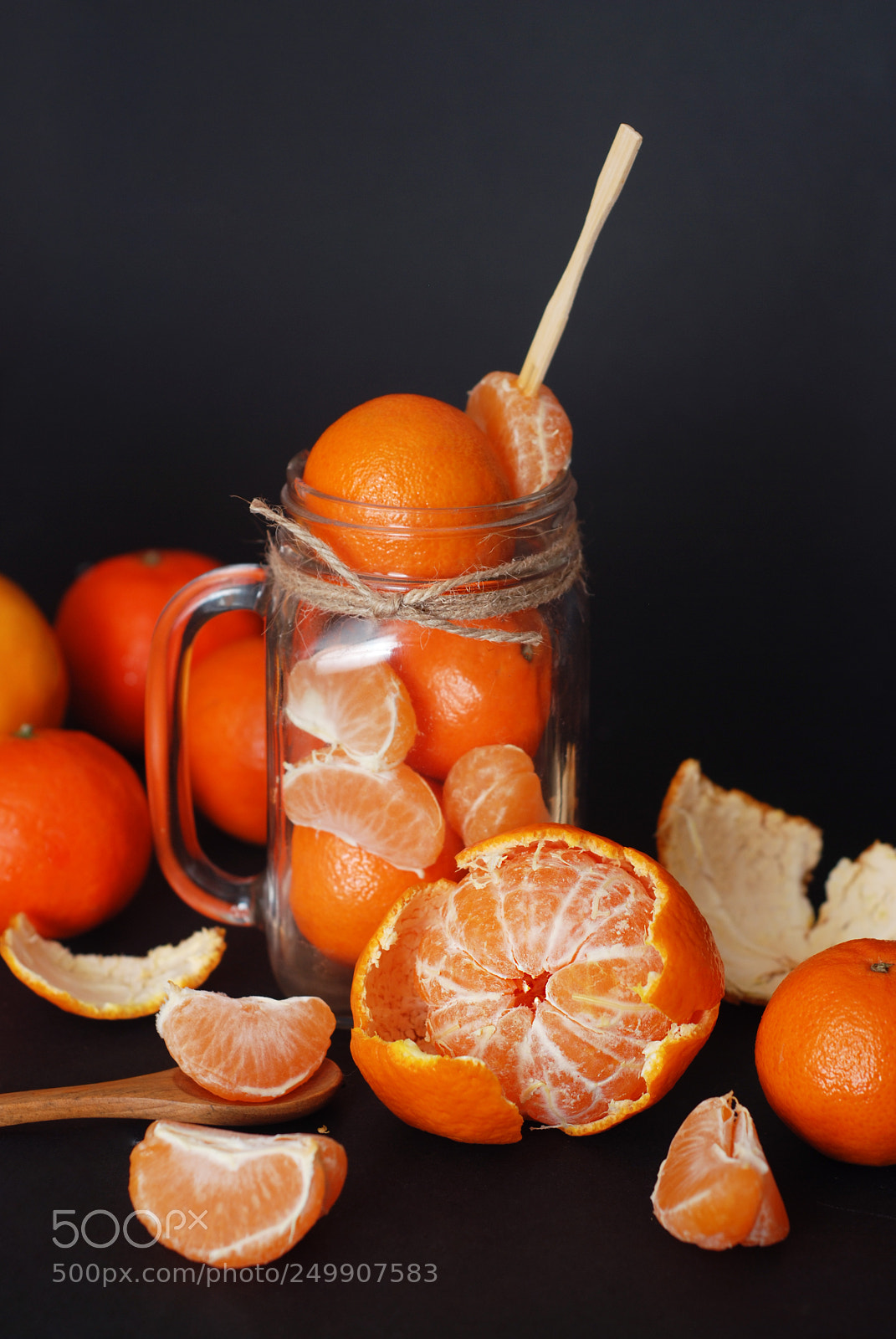 Nikon D80 sample photo. A composition of tangerines photography