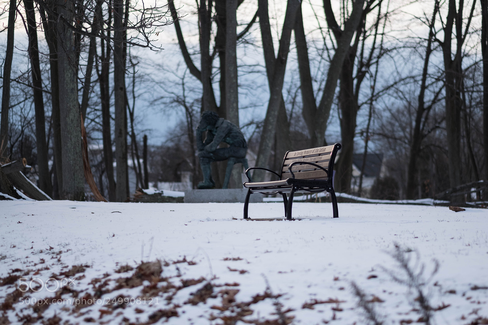 Fujifilm X-Pro2 sample photo. Lonely bench photography