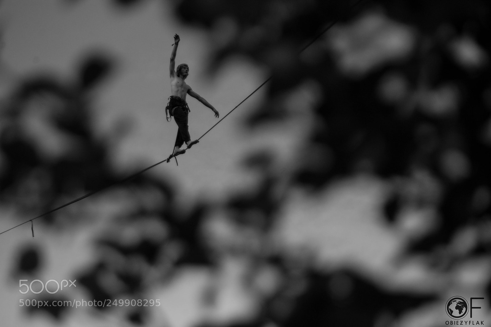 Nikon D7100 sample photo. Slackliner photography