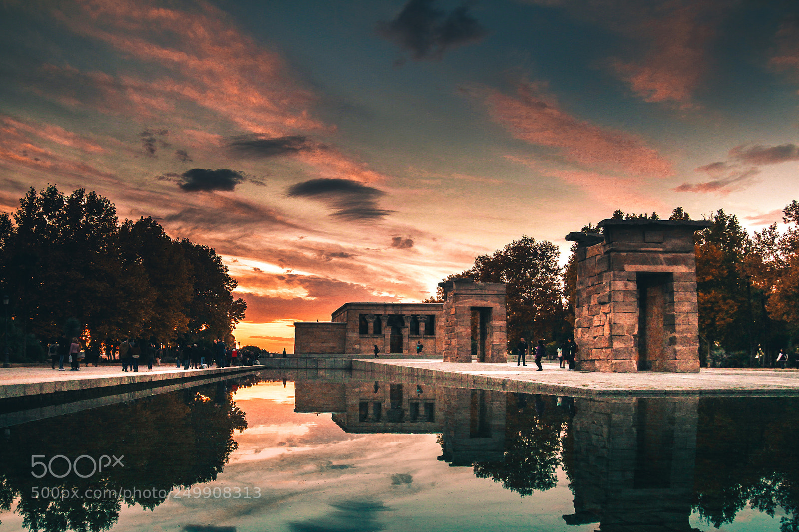 Canon EOS 7D sample photo. Temple of debod photography