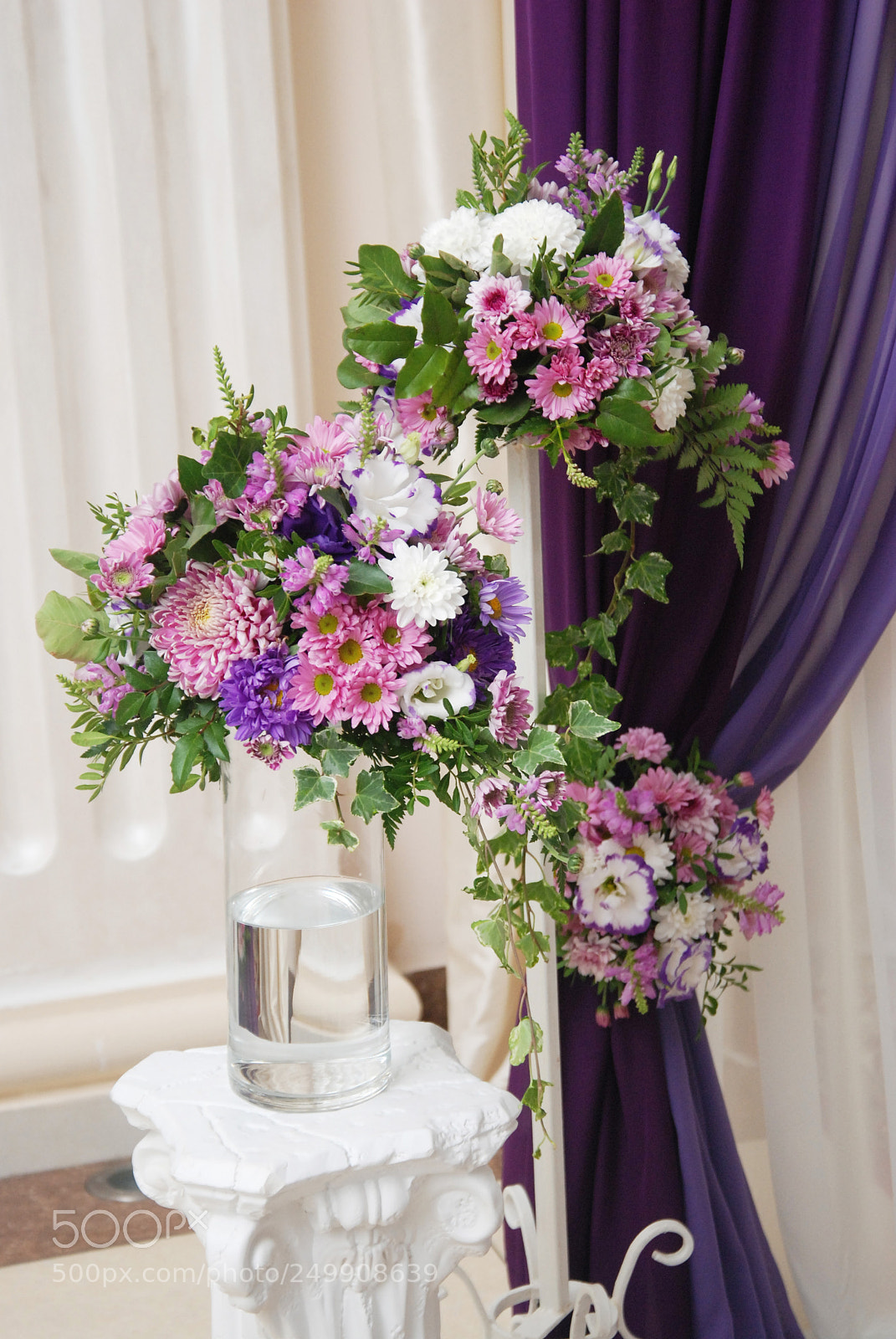 Nikon D80 sample photo. Three purple and pink photography