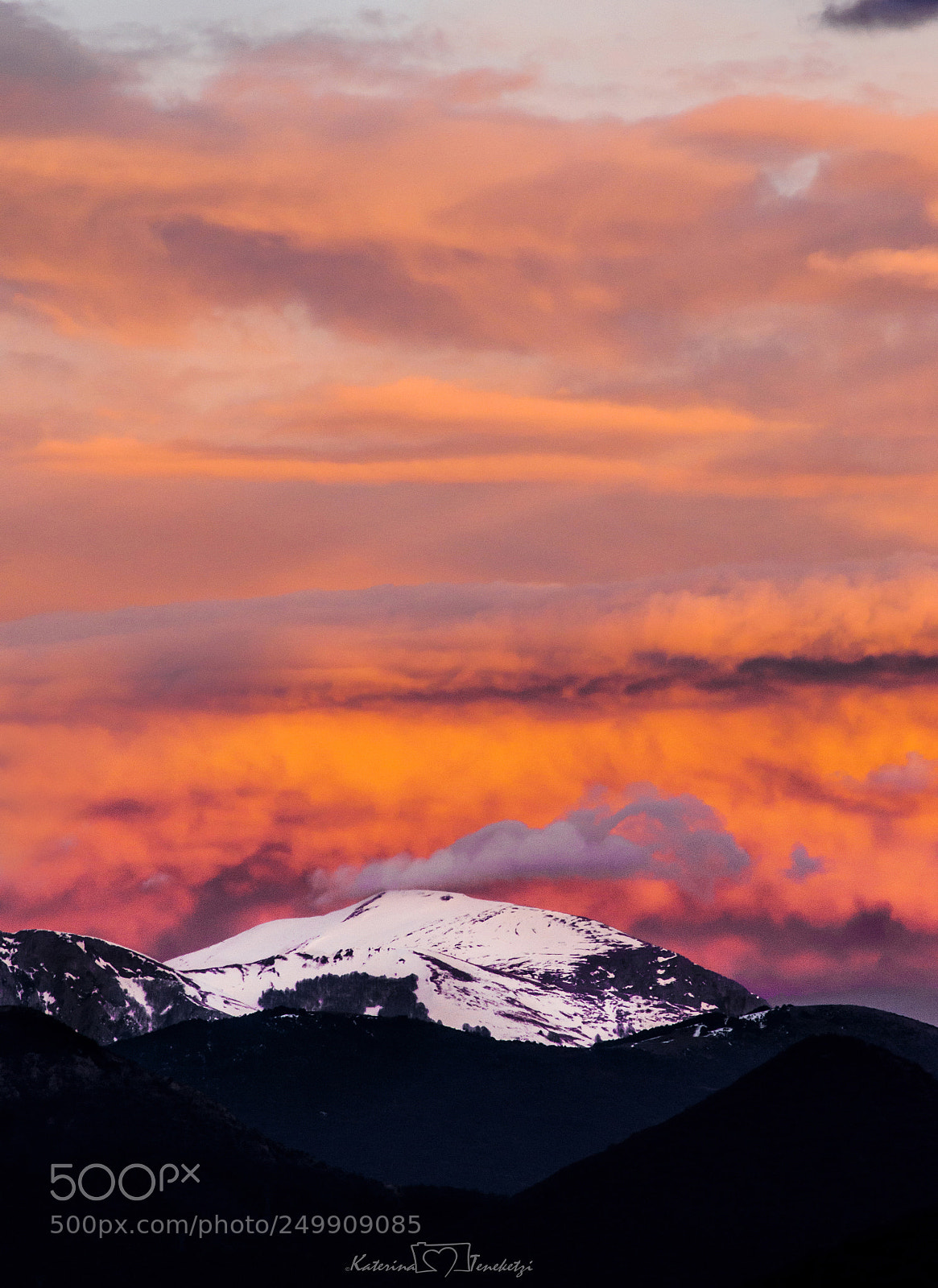 Nikon D5100 sample photo. Fire in the sky photography