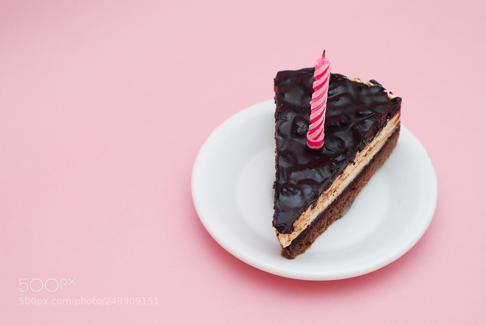 Nikon D80 sample photo. Piece of chocolate birthday photography