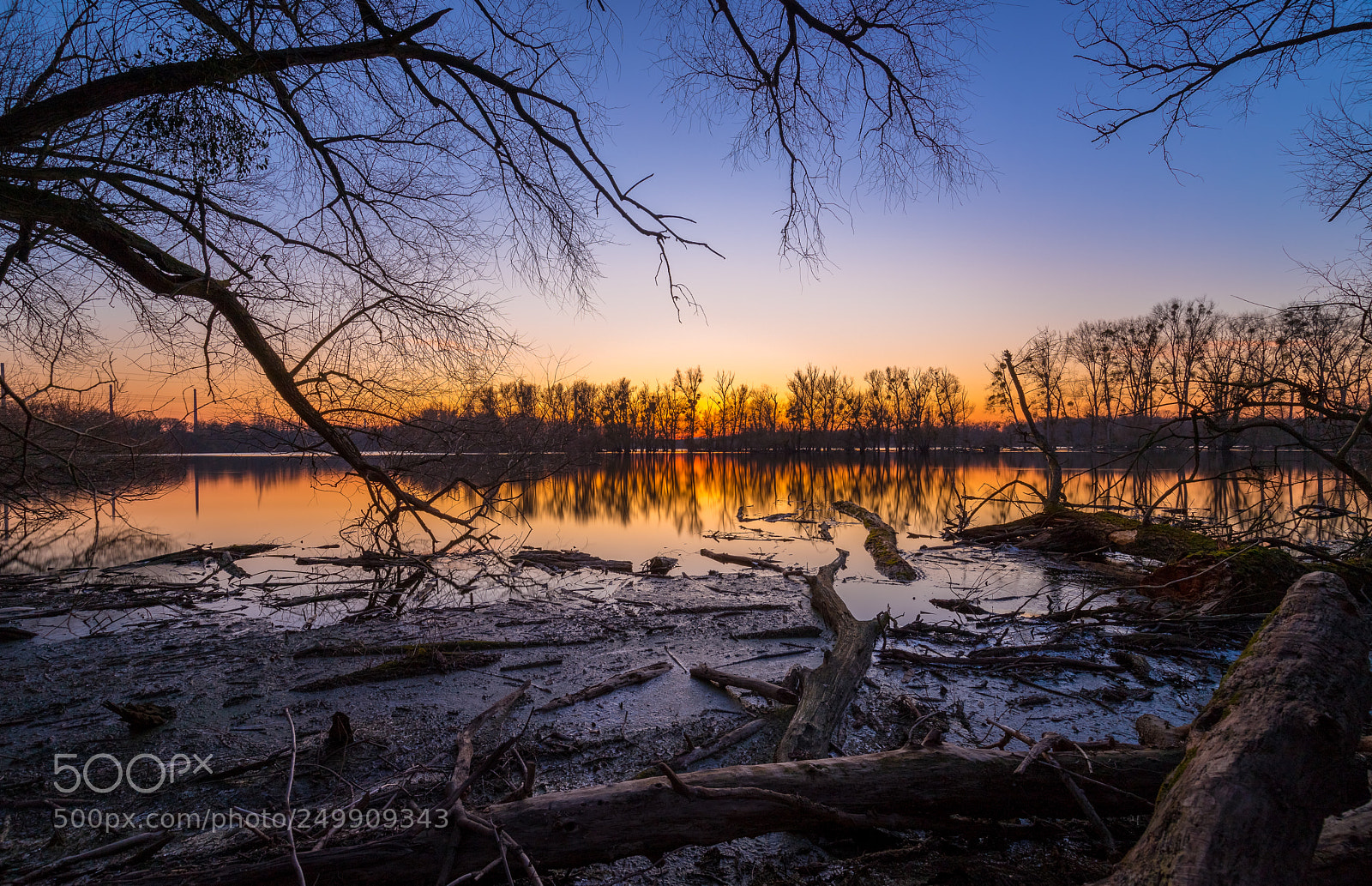 Canon EOS 6D Mark II sample photo. Sonnenuntergang am altrhein photography