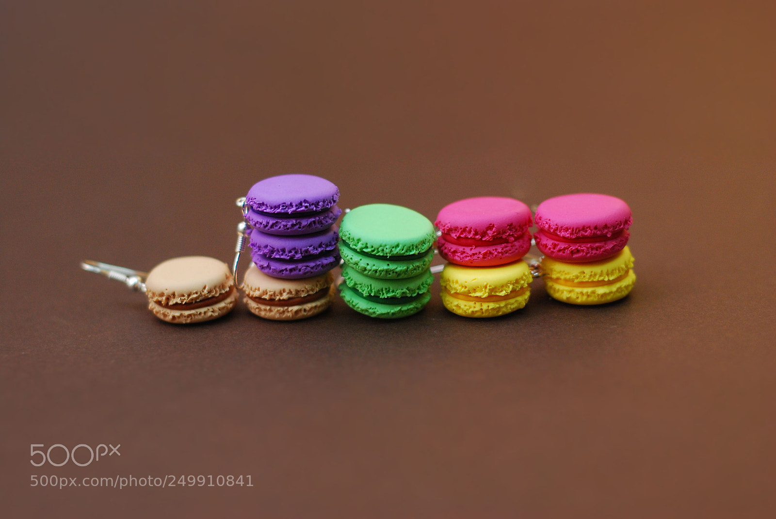 Nikon D80 sample photo. Miniature fake macaroons on photography