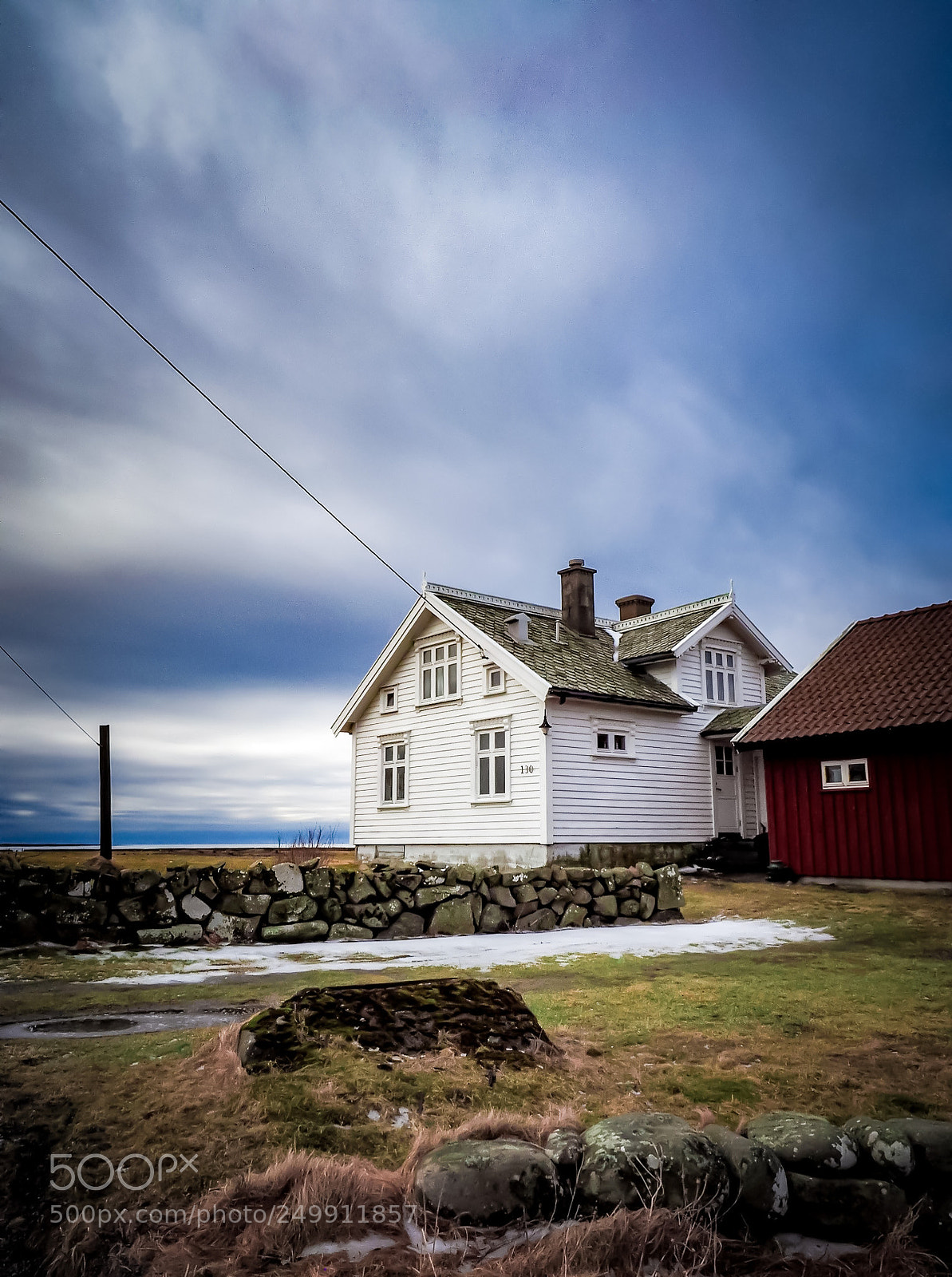 Olympus OM-D E-M10 sample photo. Old coastal farm in photography