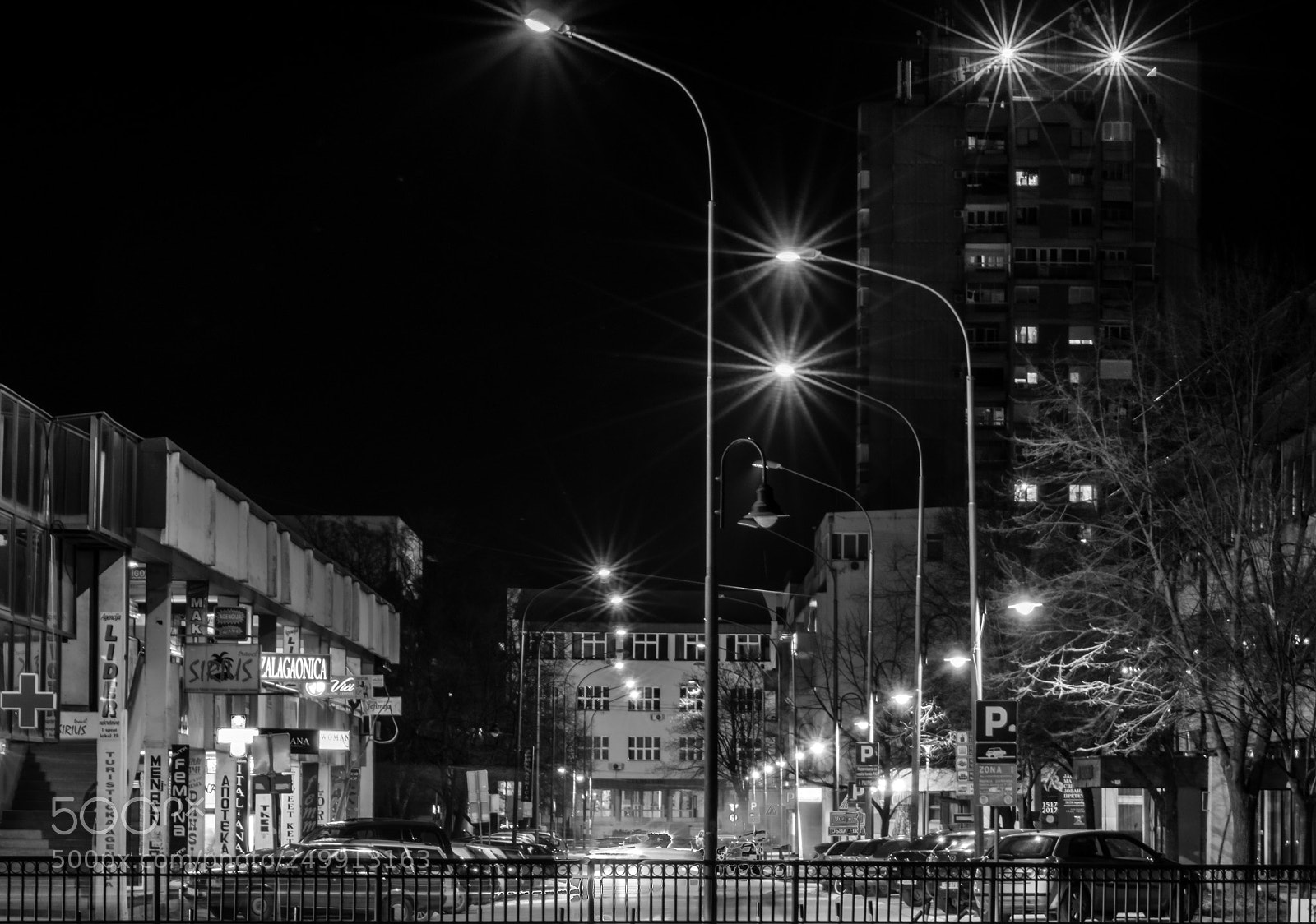 Nikon D5300 sample photo. Leskovac at night photography