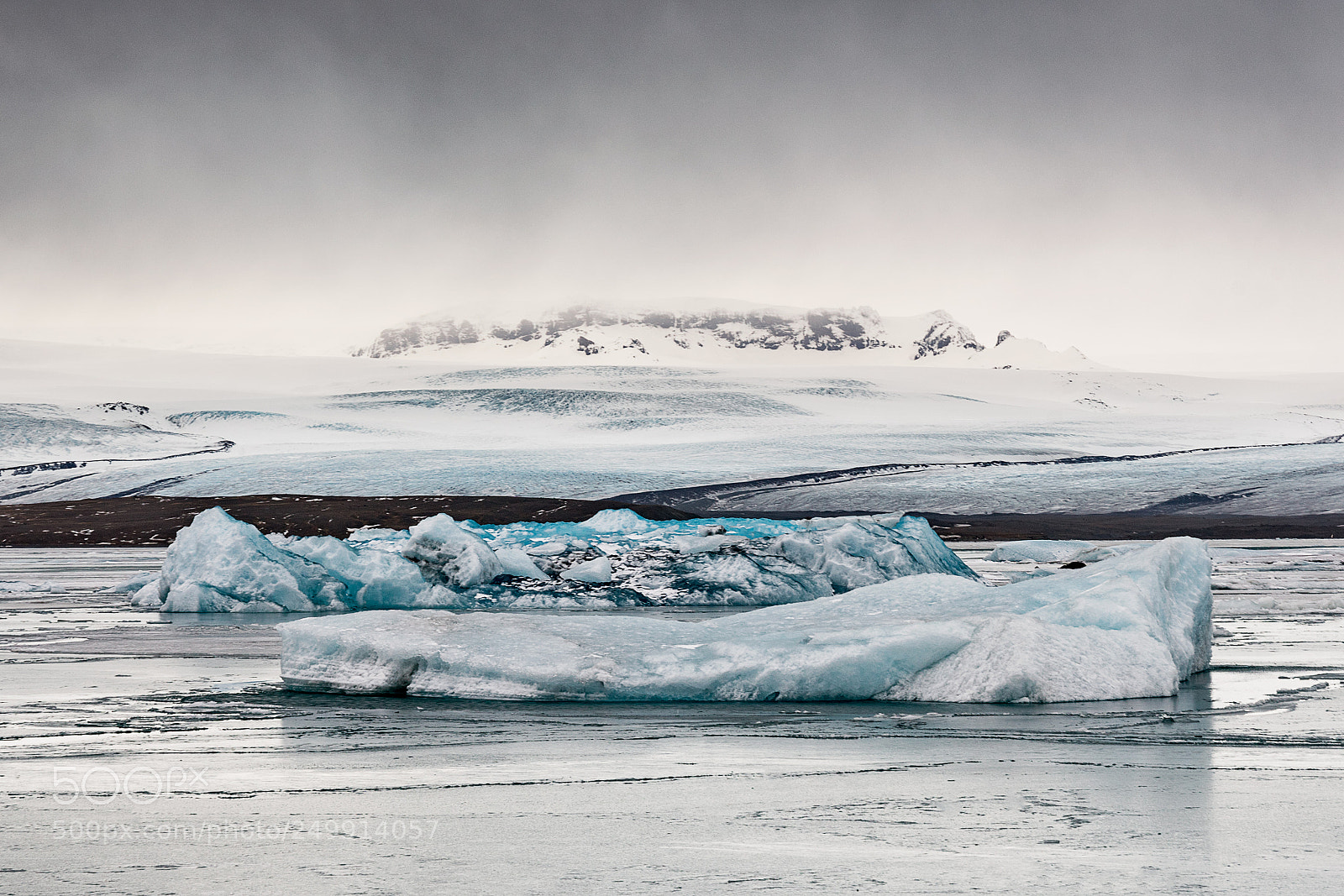Sony a7R II sample photo. Icebergs at jokulsarlon photography