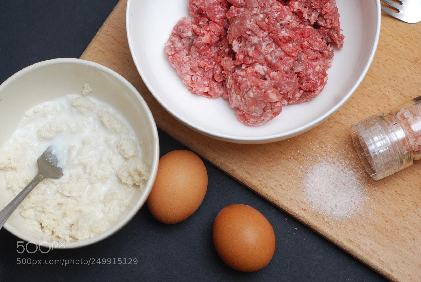 Nikon D80 sample photo. Minced meat with eggs photography