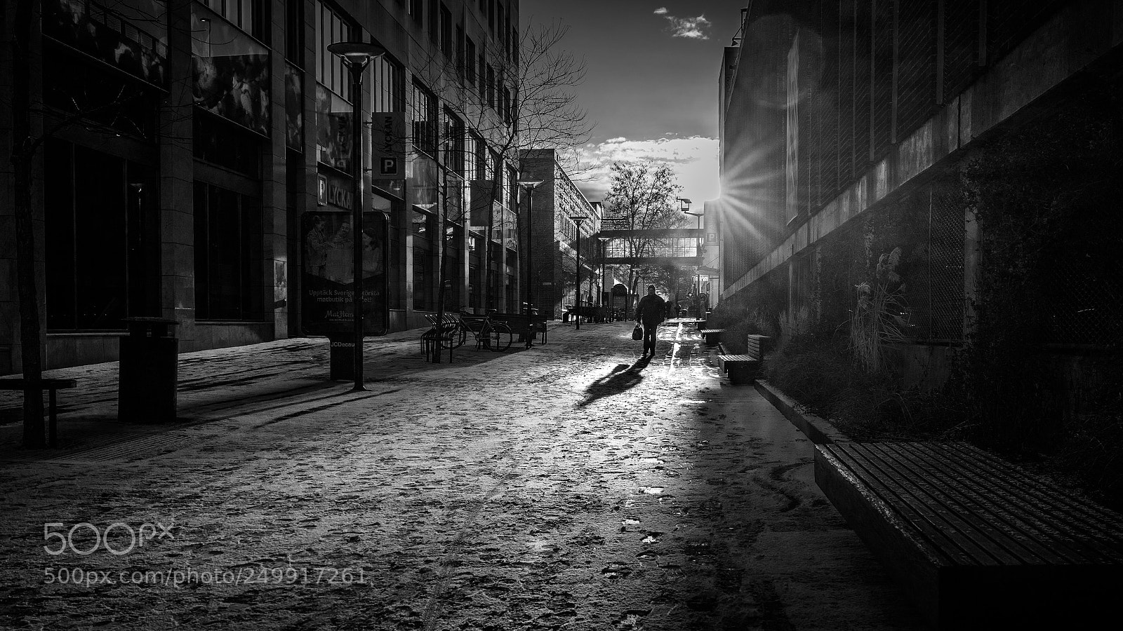 Sony a7 II sample photo. Street light photography