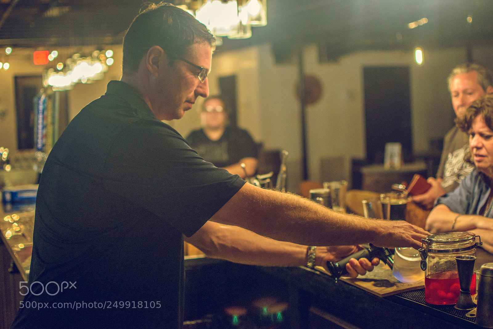 Nikon D3300 sample photo. Bartender at the bourbon photography