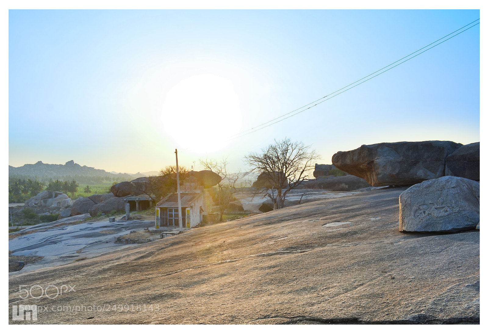 Nikon D5100 sample photo. Sunset 1 - hampi photography