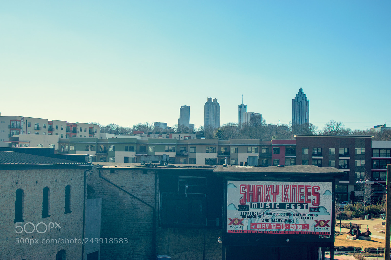 Nikon D3300 sample photo. Skyline from midtown atlanta photography
