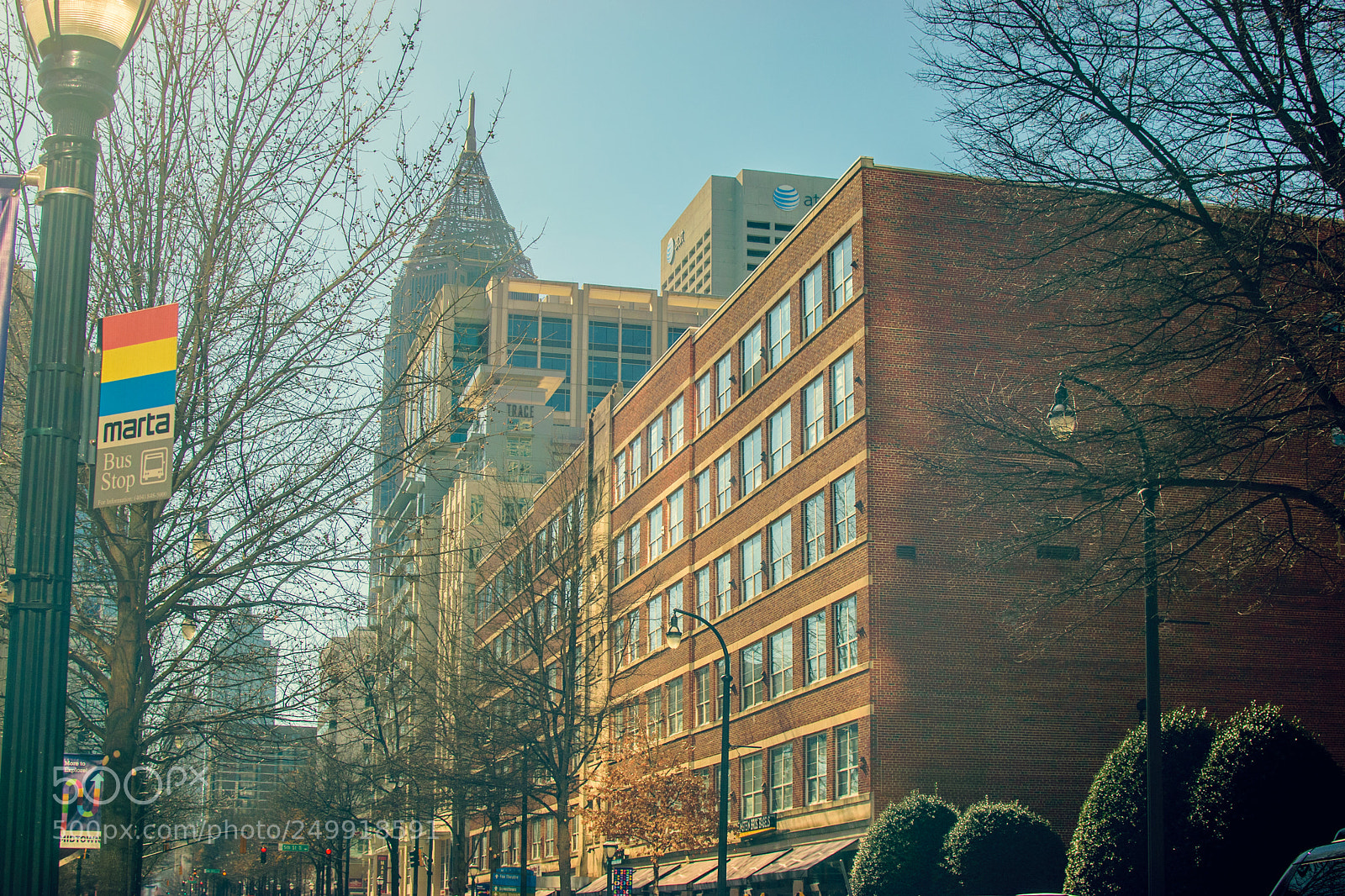 Nikon D3300 sample photo. Buildings in midtown atlanta photography