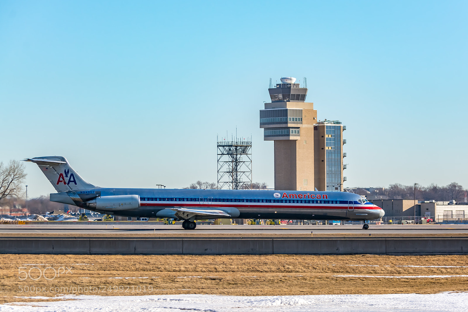 Nikon D7100 sample photo. American airlines mcdonnell douglas photography