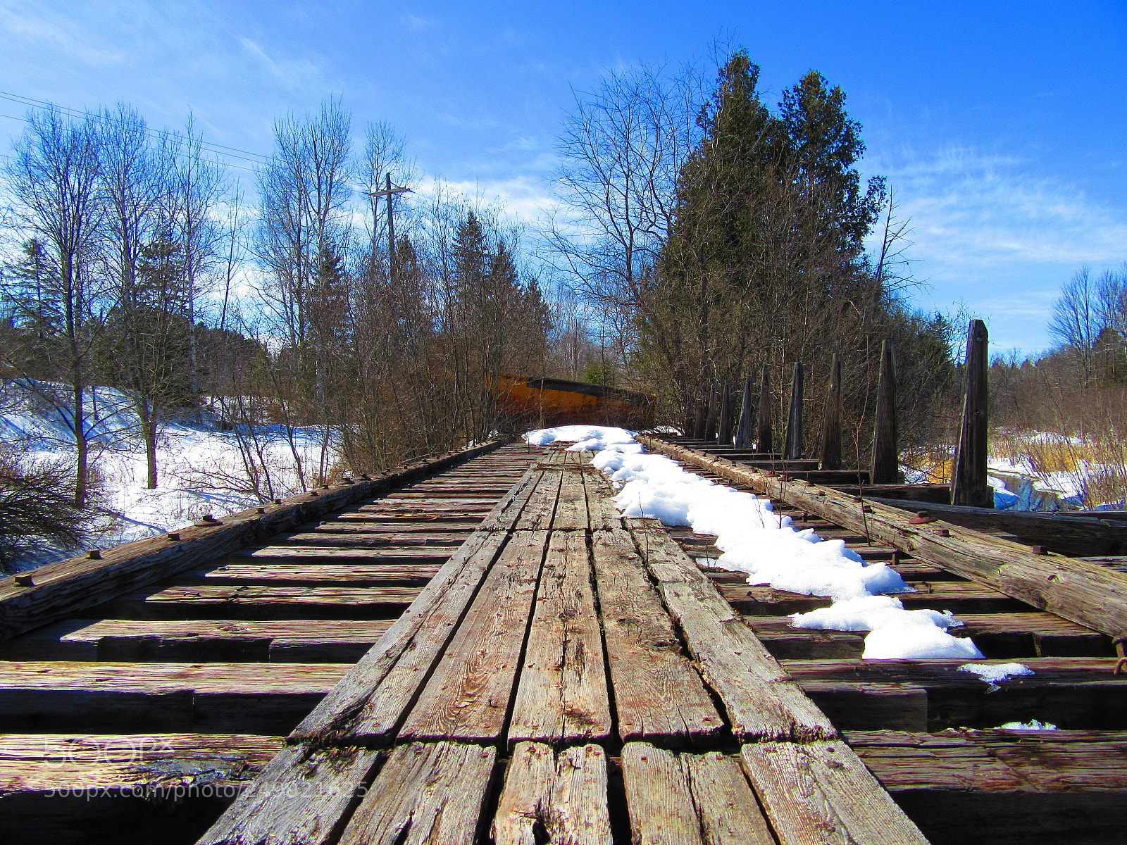 Canon PowerShot SX610 HS sample photo. Abandoned rail road bridge photography