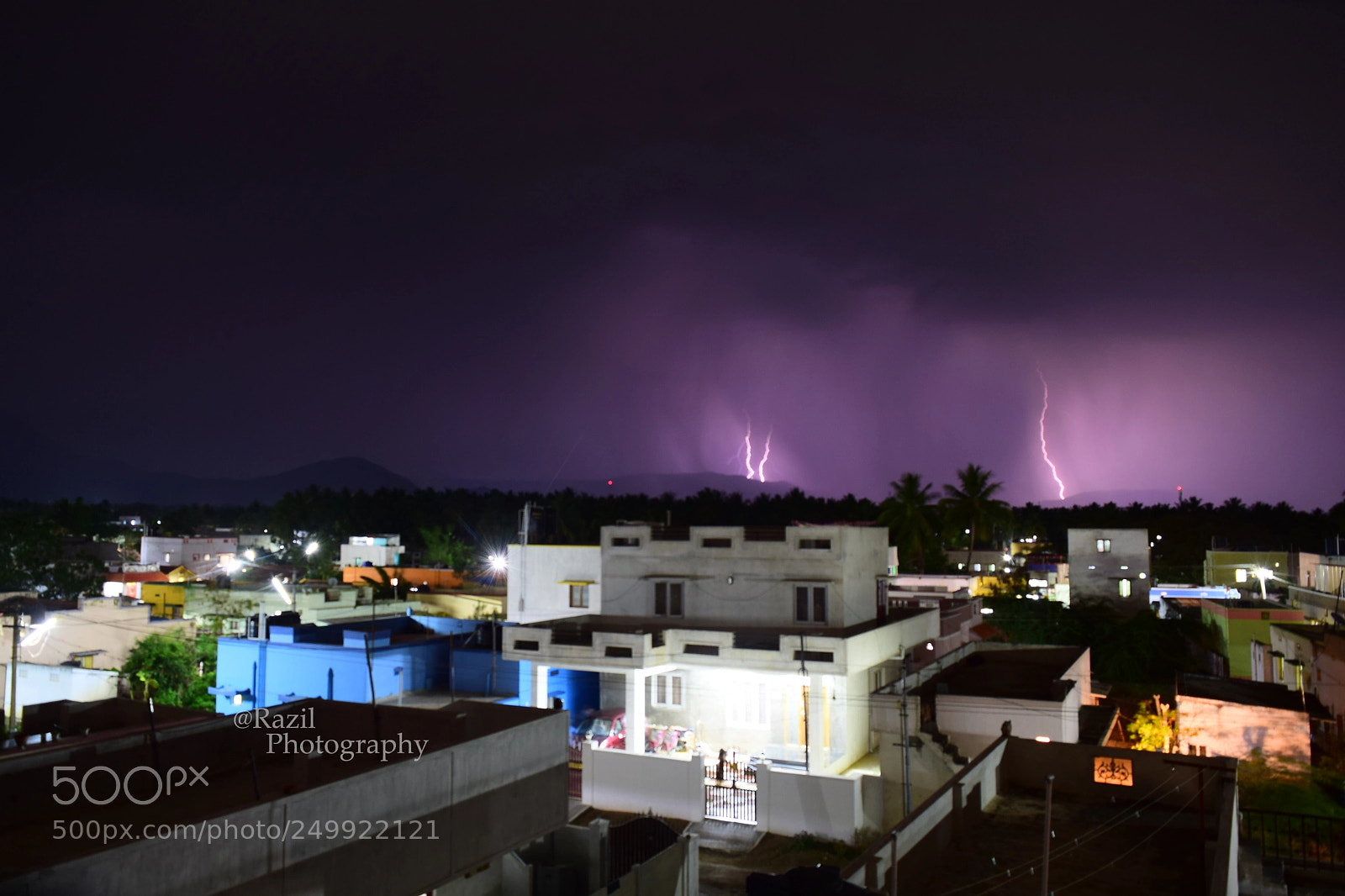 Nikon D5300 sample photo. The thunder in coimbatore photography