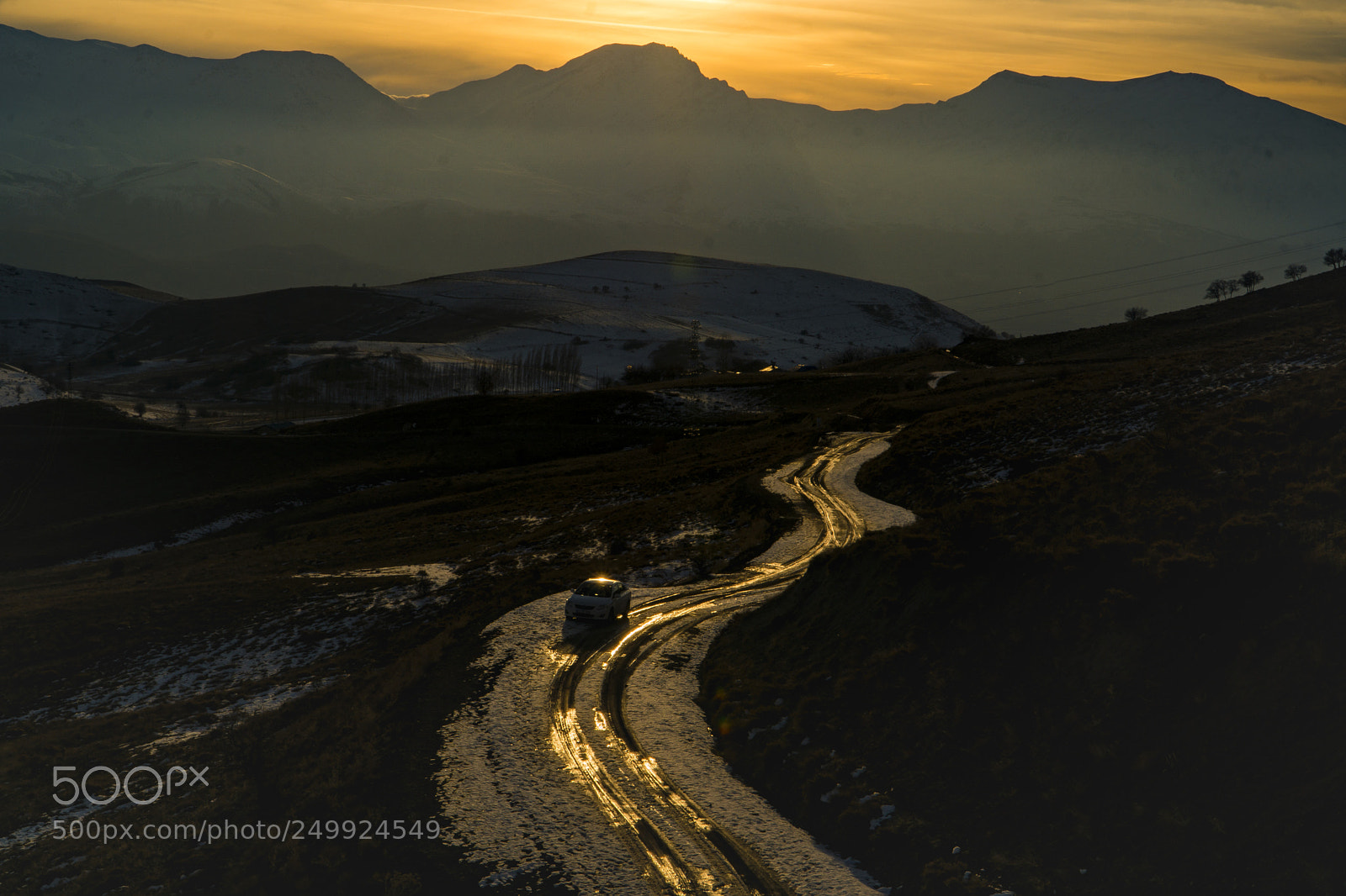Sony a6000 sample photo. Road and sunset.. photography
