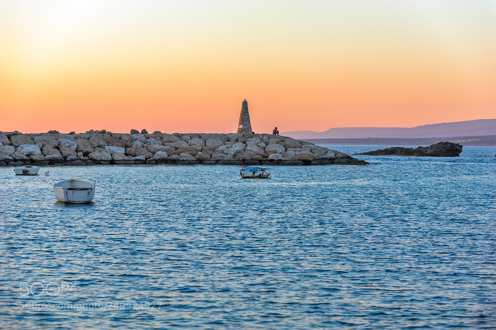 Nikon D700 sample photo. Sunset over sea bay photography