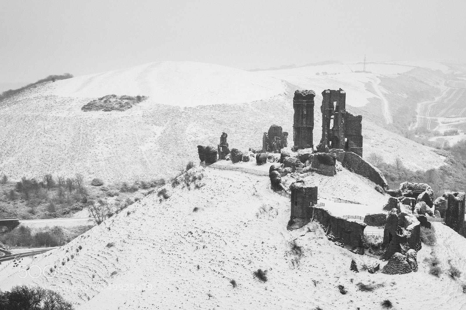 Fujifilm X-Pro2 sample photo. Corfe castle photography