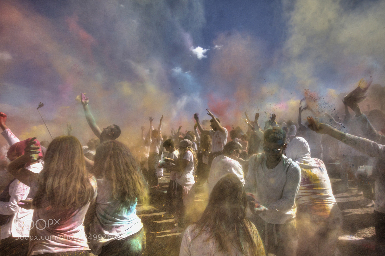 Canon EOS 50D sample photo. Fiesta holi parc catalunya photography