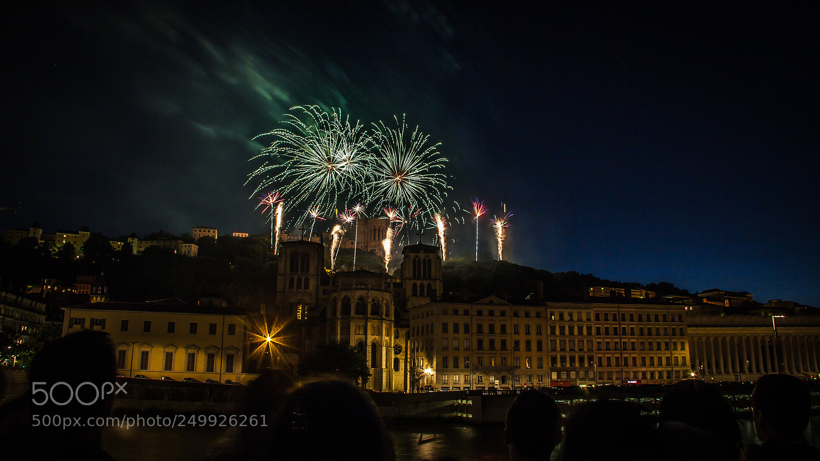 Canon EOS 7D sample photo. Feu d'artifice, lyon 14 juillet photography
