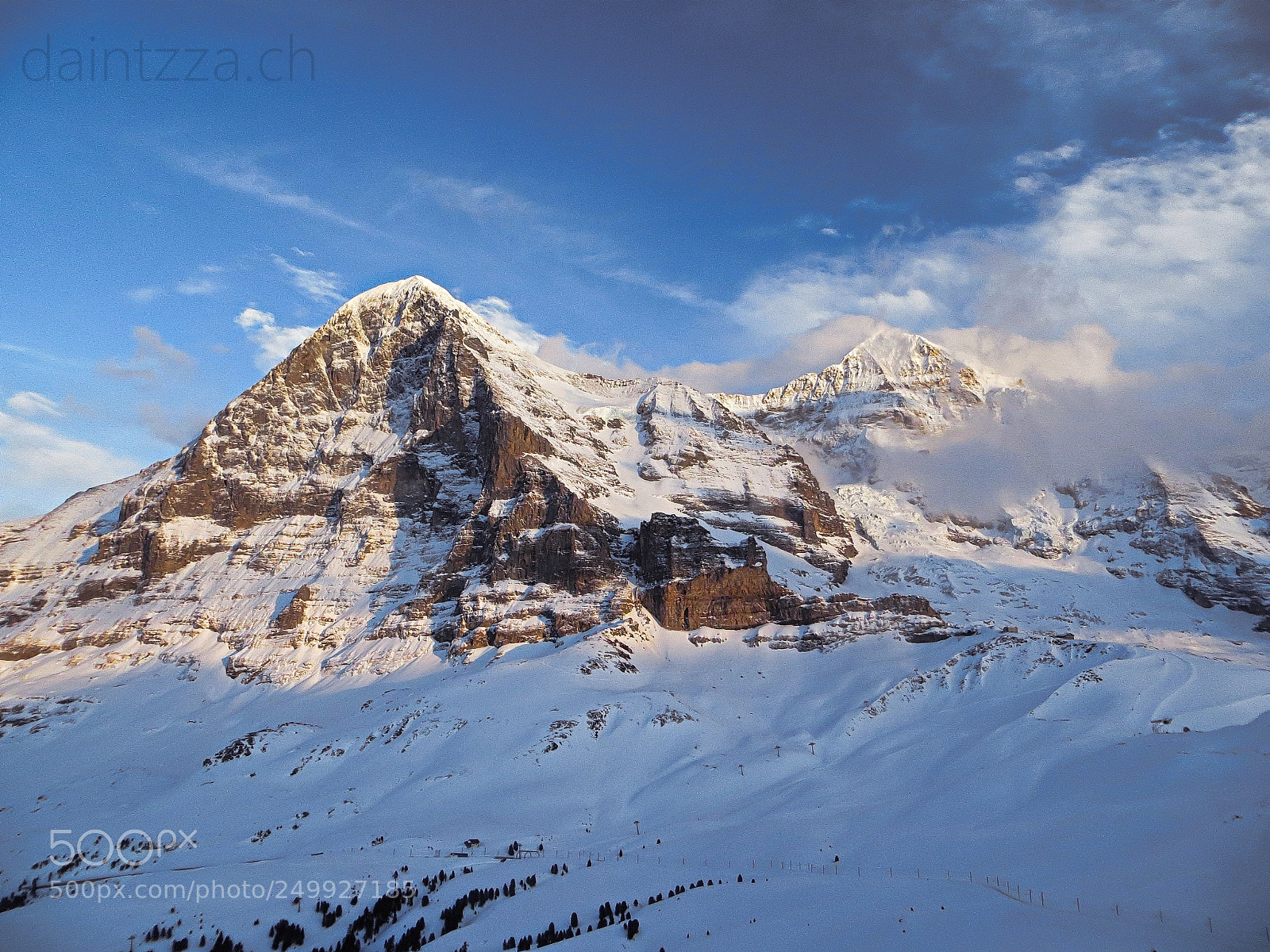 Canon PowerShot SX260 HS sample photo. Eiger und mönch photography