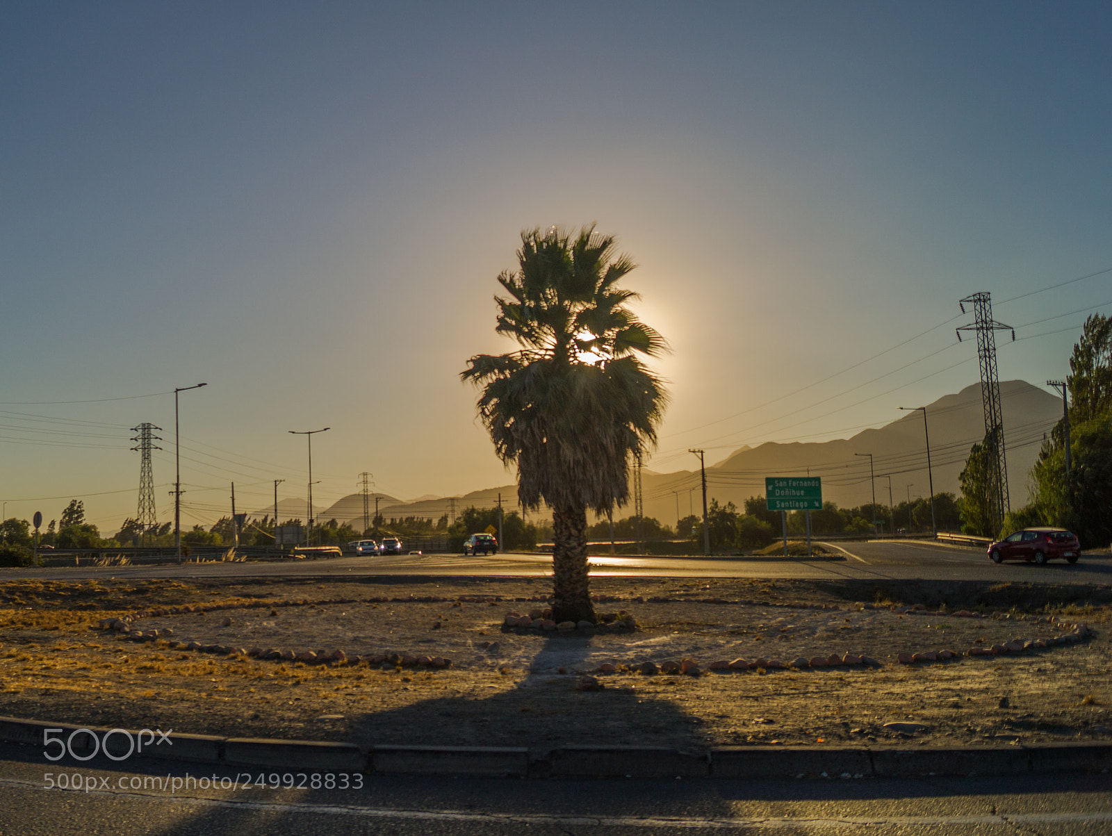 Sony SLT-A37 sample photo. Rotonda rancagua photography