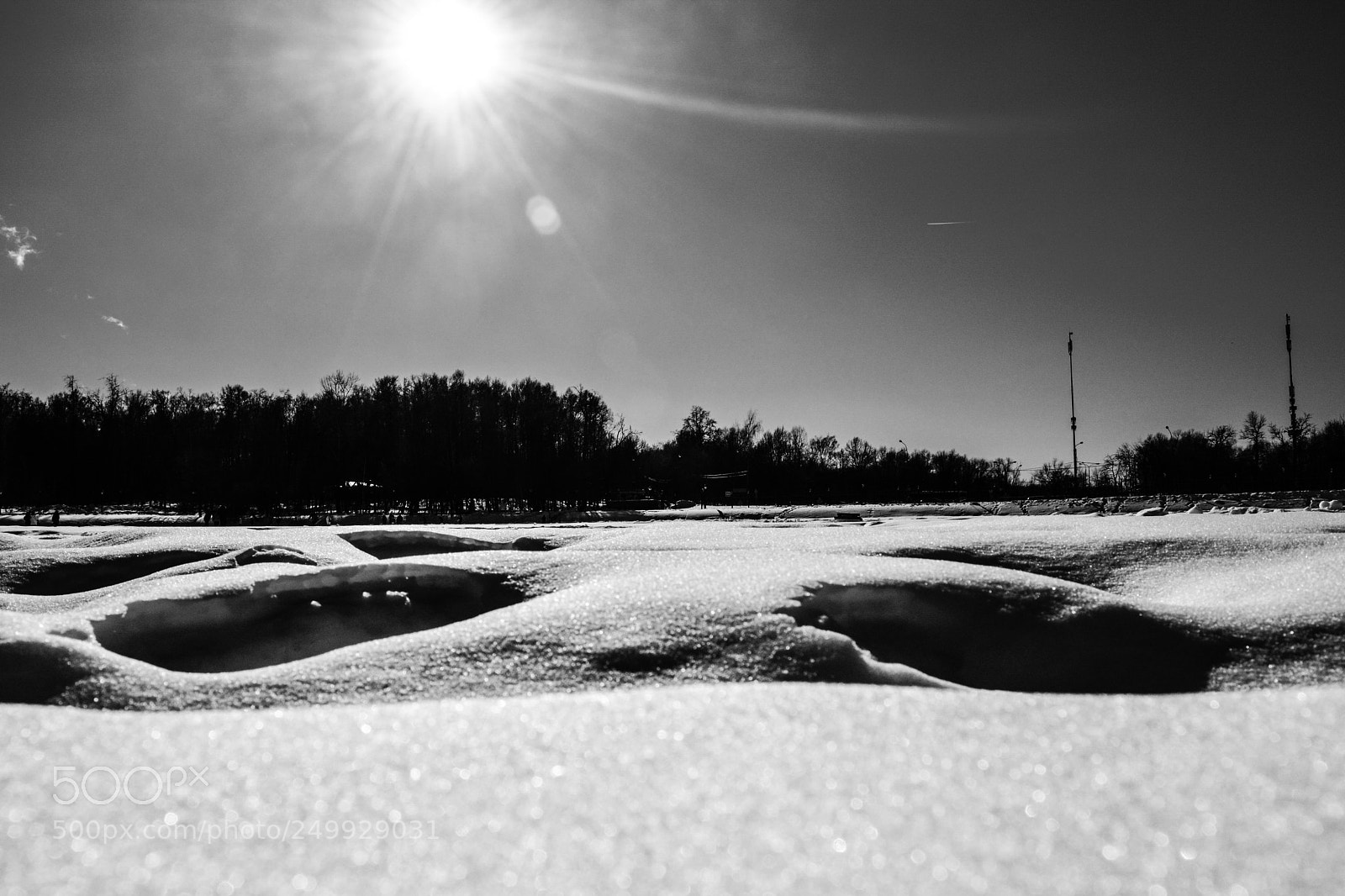 Nikon D5200 sample photo. Bw winter photography