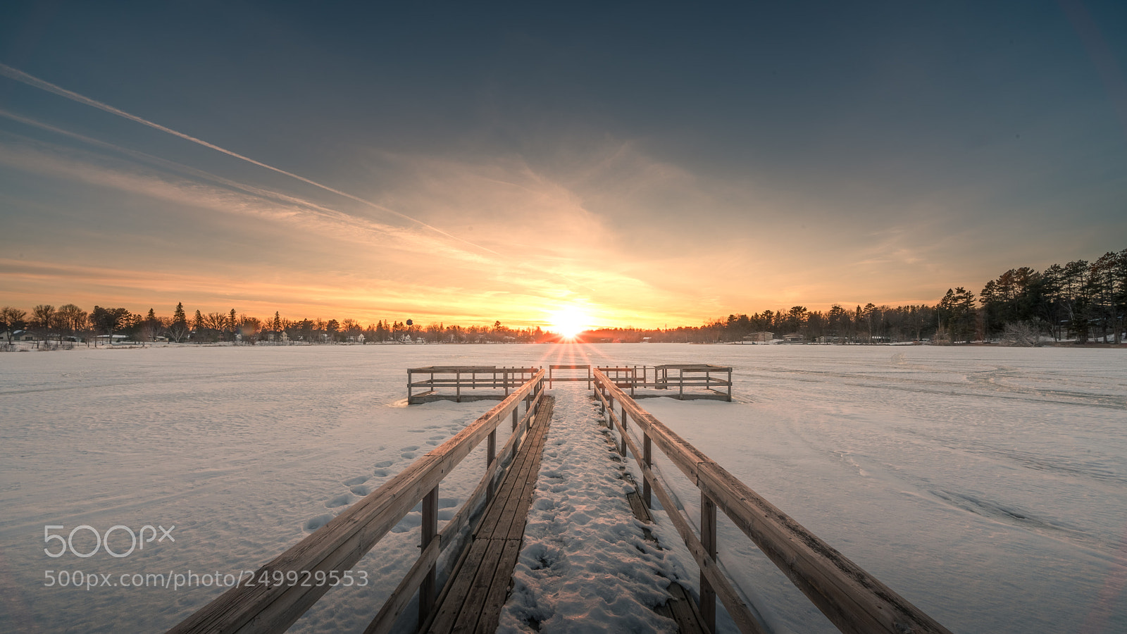 Sony a7R III sample photo. Sunset over the dock. photography