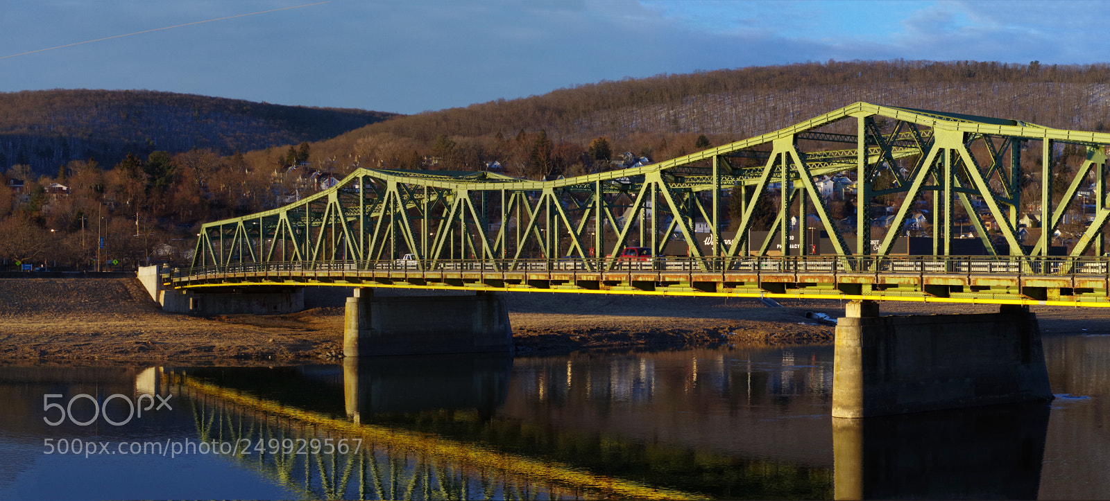 Pentax K-500 sample photo. Bridge street bridge corning photography