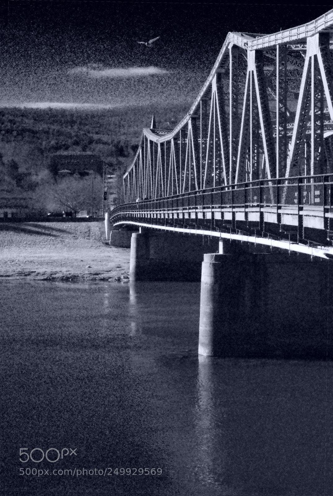 Pentax K-500 sample photo. Bridge street bridge infra photography